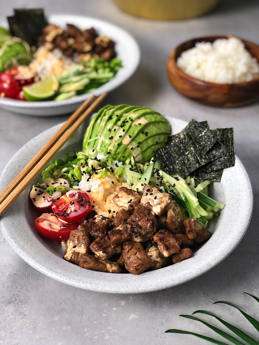Vegane Sushi-Bowl